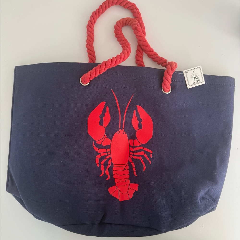 NWT Navy Lobster Tote